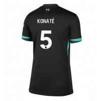 Camisa de Futebol Liverpool Ibrahima Konate #5 Equipamento Secundário Mulheres 2024-25 Manga Curta